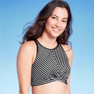 Kona Sol Longline Twist Bikini Top Large